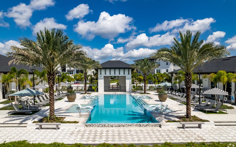 Pool view of The Shores at Lake Howell